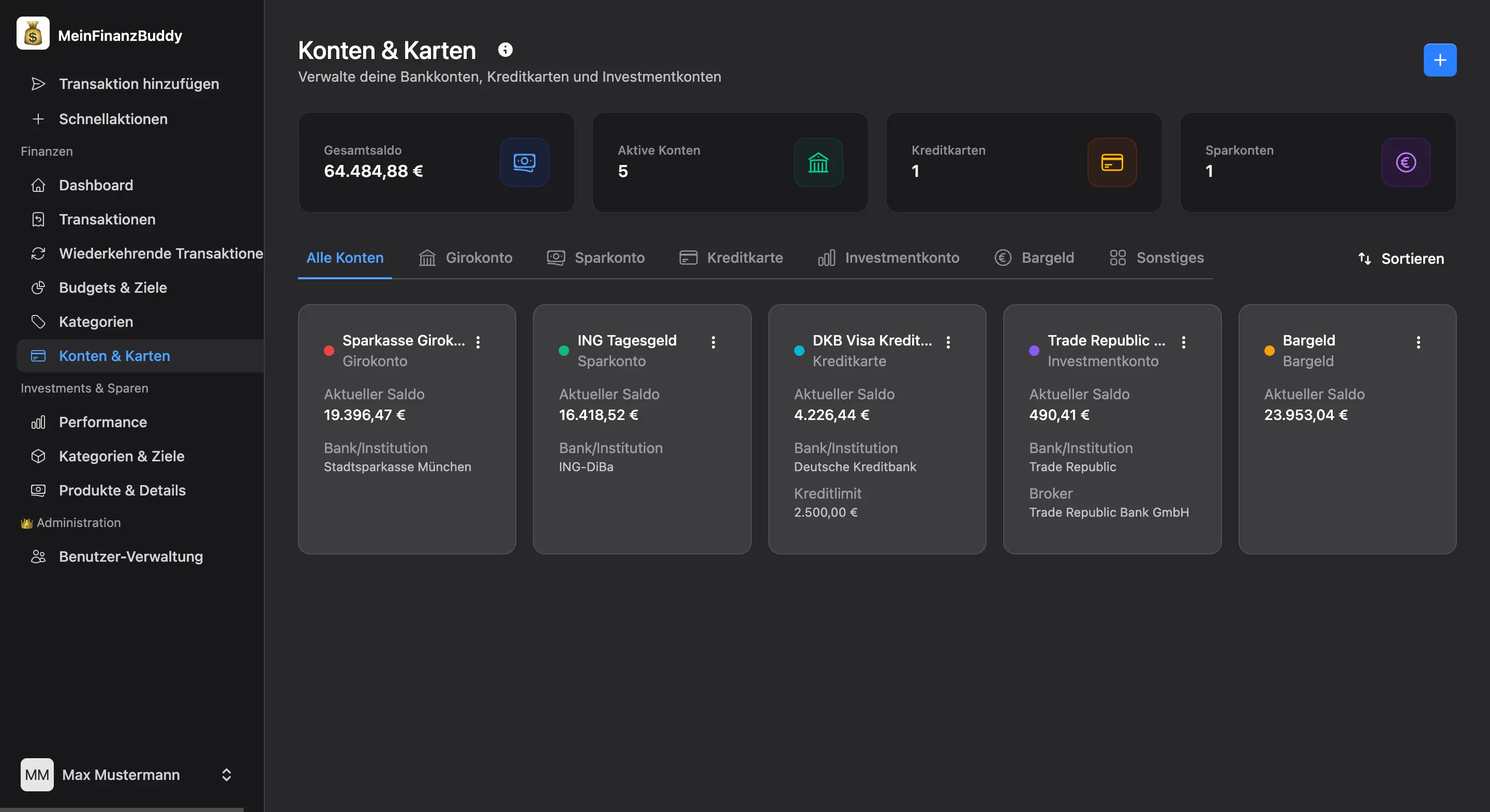 Financial Account Management