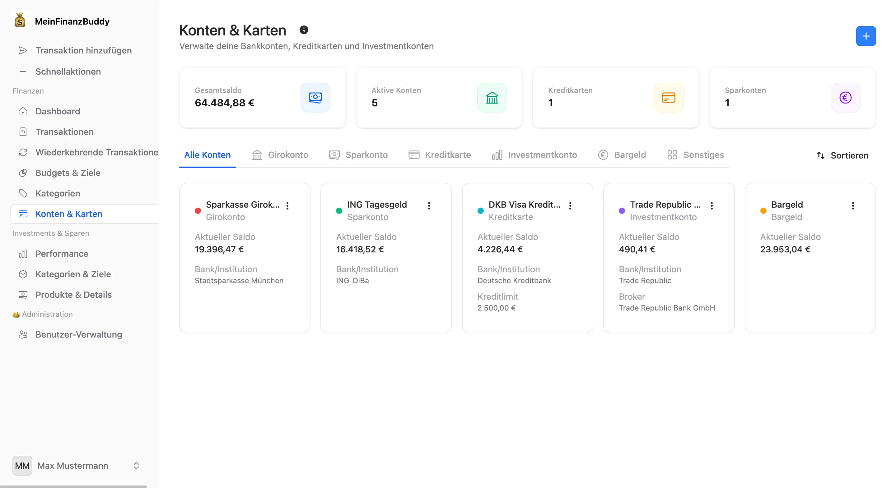 Financial Account Management
